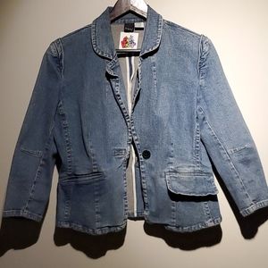 Vintage denim blazer